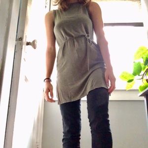 Trendy olive green tunic - Anthropologie!